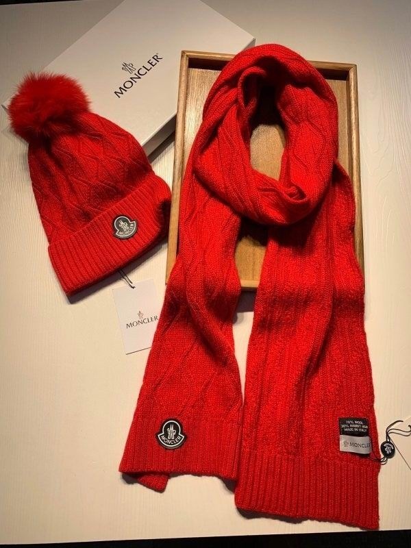 Moncler Hat and scarvf(AAA)-0298