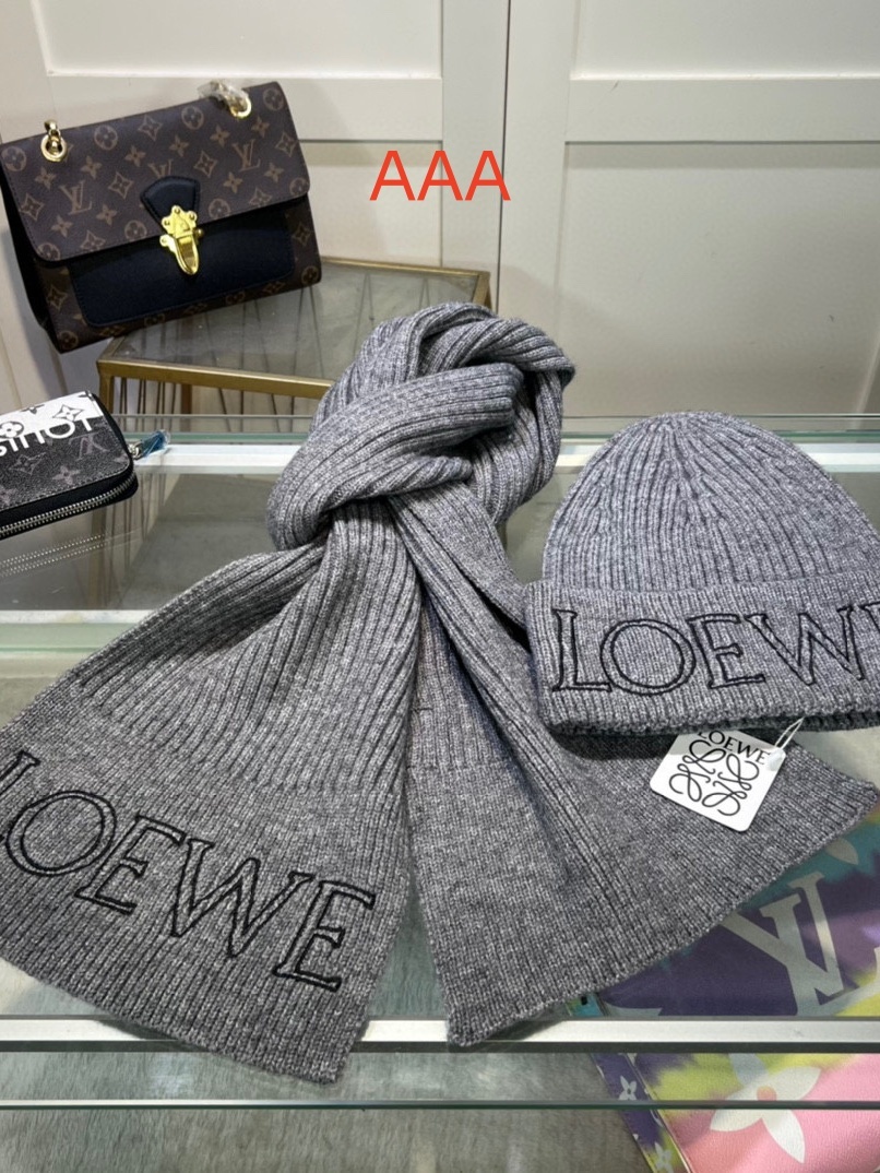 Loewe Hat and scarvf(AAA)-0052