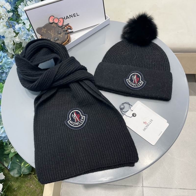 Moncler Hat and scarvf(AAA)-0064