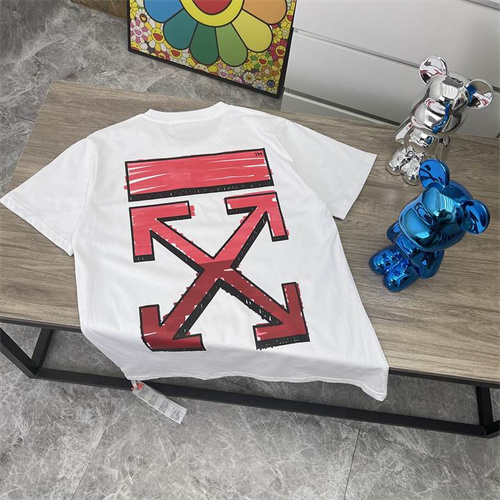 Off White Round neck T-shirt-M-0160