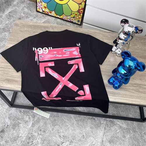 Off White Round neck T-shirt-M-0196