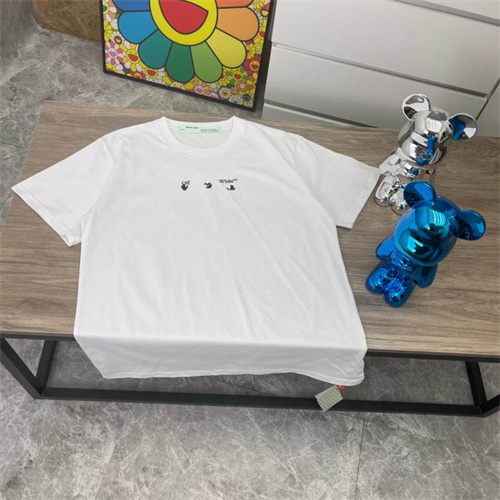 Off White Round neck T-shirt-M-0197