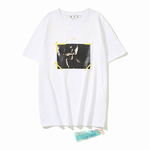 Off White Round neck T-shirt-M-0087
