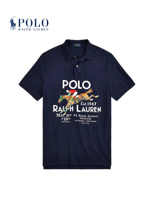 Ralph Lauren Lapel T-shirts-M-0007