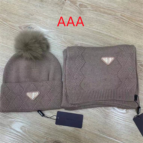 Prada Hat and scarvf(AAA)-031