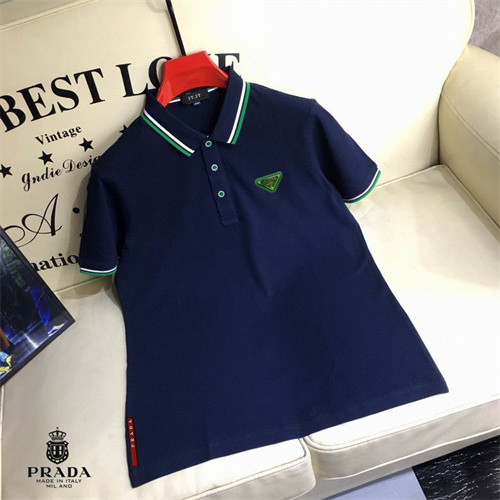 Prada Lapel T-shirts-M-024