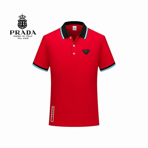 Prada Lapel T-shirts-M-075