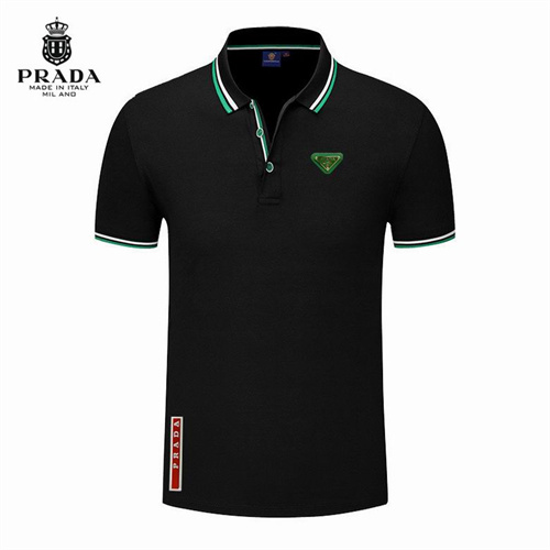 Prada Lapel T-shirts-M-052