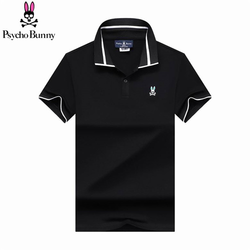 Psycho Bunny Lapel T-shirts-M-007