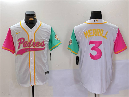 San Diego Padres Majestic Jerseys-0455