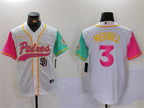 San Diego Padres Majestic Jerseys-0458