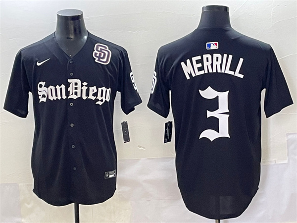 San Diego Padres Majestic Jerseys-0961