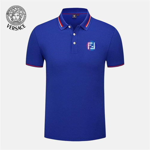 Versace Lapel T-shirts-M-058