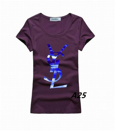 Ysl Round neck T-shirt-W-033