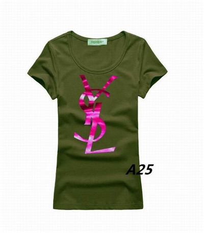 Ysl Round neck T-shirt-W-056