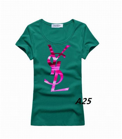Ysl Round neck T-shirt-W-057