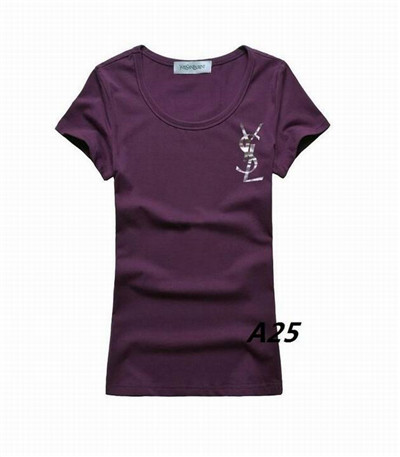 Ysl Round neck T-shirt-W-076