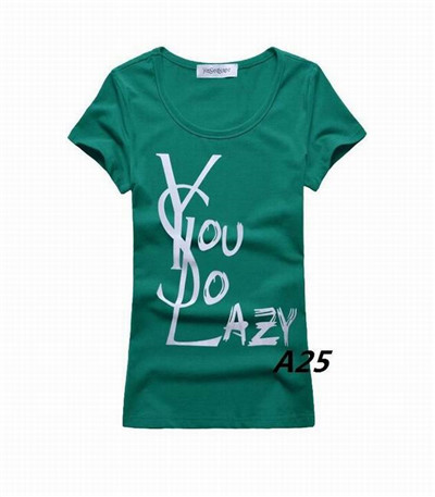 Ysl Round neck T-shirt-W-096
